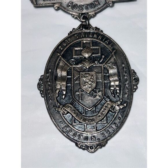 Vintage BOSTON, MASS., 1895 KNIGHTS TEMPLAR DE MOLAY COMMANDERY 26TH TIRENNIAL W